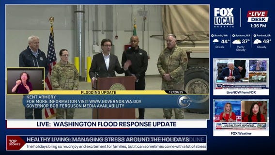 Gov. Ferguson provides update on WA flood response and areas of concern