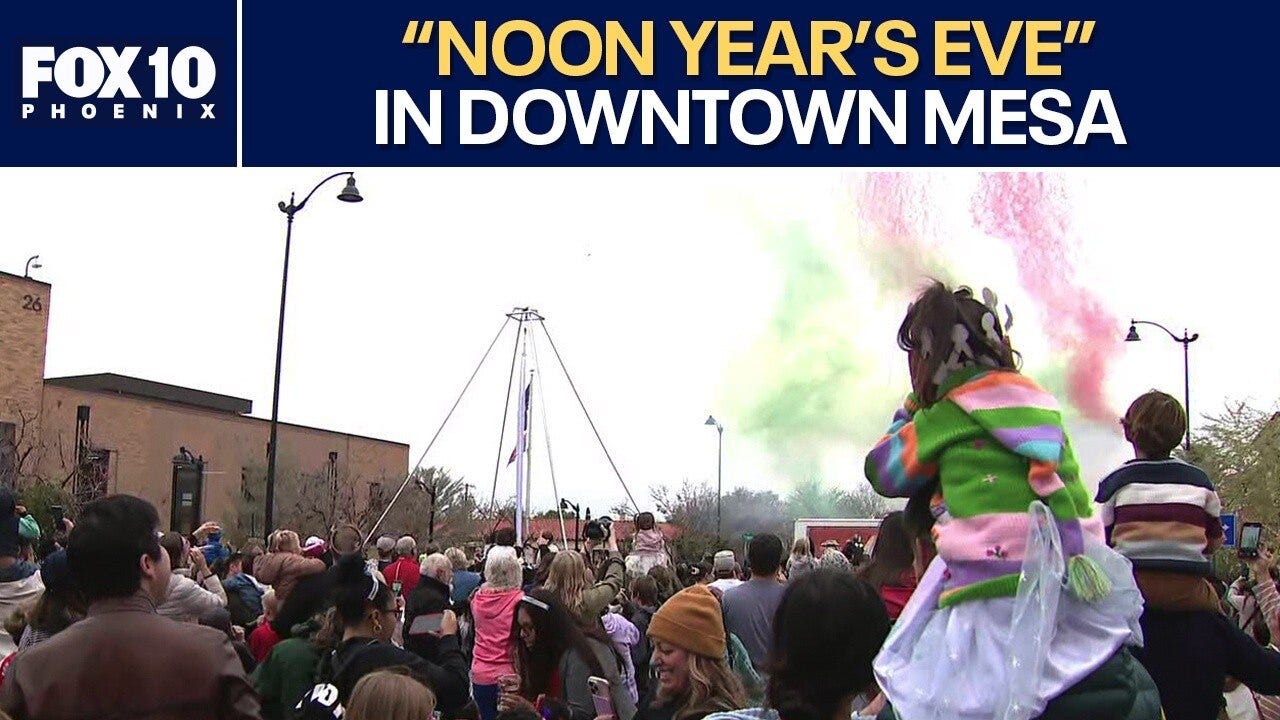 Mesa marks 'Noon Year's Eve' with celebration