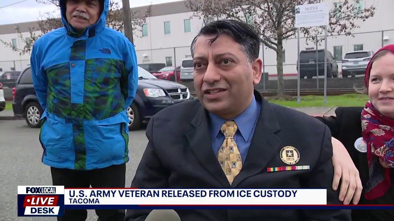 US Army veteran released from Tacoma ICE detention center