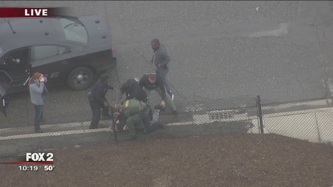 Suspect in custody after police chase through Detroit, Hamtramck