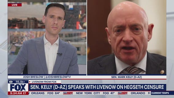 Sen. Mark Kelly: ‘I'm not backing down from the president and secretary of defense’