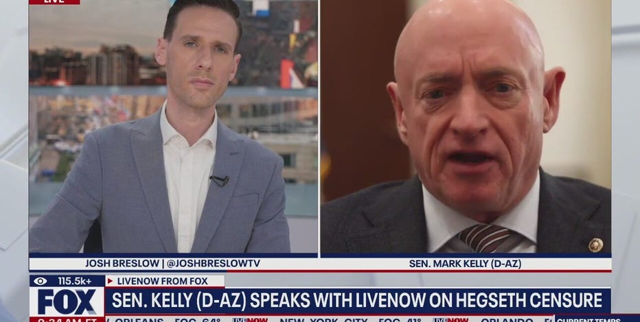 Sen. Mark Kelly: ‘I'm not backing down from the president and secretary of defense’