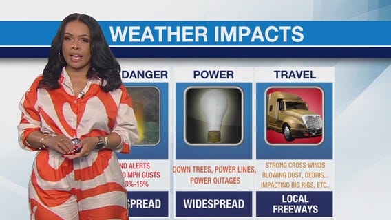 LA fires: Red flag warning in effect