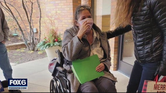 Racine woman returns home after months-long COVID-19 fight