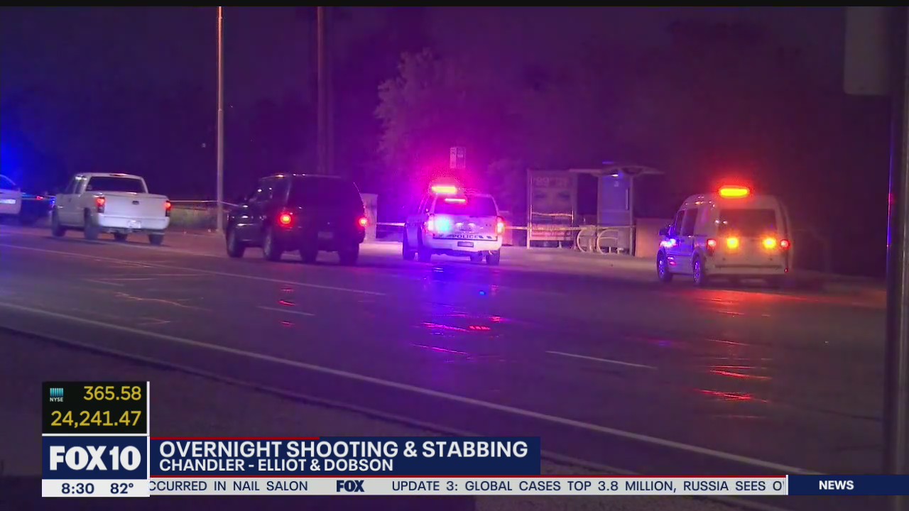 PD: Man shot, another stabbed in Chandler | FOX 10 Phoenix
