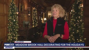 Meadow Brook Christmas decorations underway for holiday spectacle