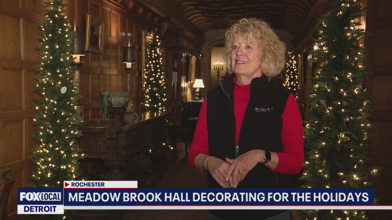 Meadow Brook Christmas decorations underway for holiday spectacle