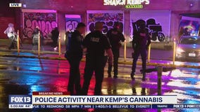 Shawn Kemp's cannabis shop damaged