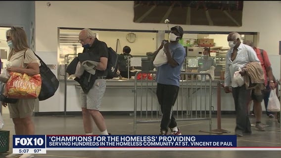 'Champions for the Homeless' provides hundreds of meals on Easter to people in need