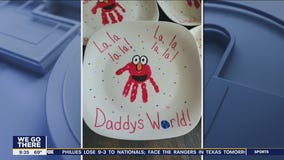 Whatcha Makin? Father's Day Elmo plate