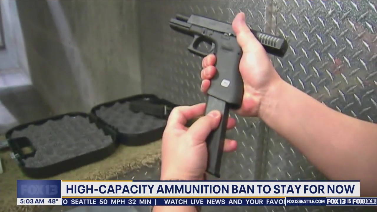 Washington ban on high-capacity magazines ruled unconstitutional: Judge