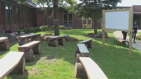 Suburban school introduces outdoor space for classes