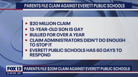 Parents file $20M claim against Everett Public Schools