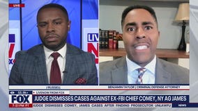 Federal judge dismisses Comey, James indictments