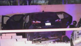 Driver killed after crashing into block wall in Mesa