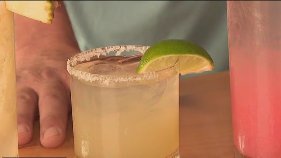 Menu with creative cocktails