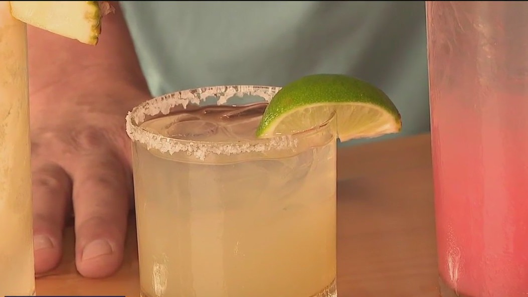 Menu with creative cocktails