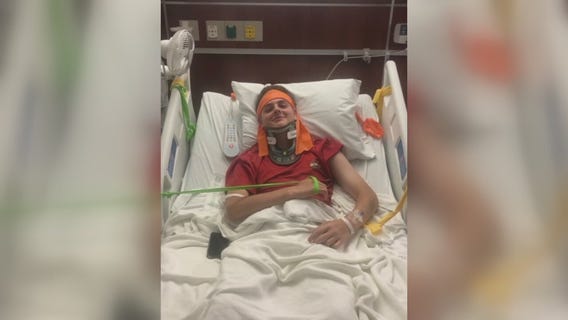 Woodhaven swimmer showing progress after paralysis