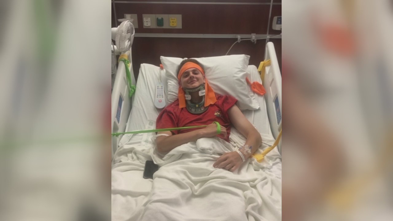 Woodhaven swimmer showing progress after paralysis