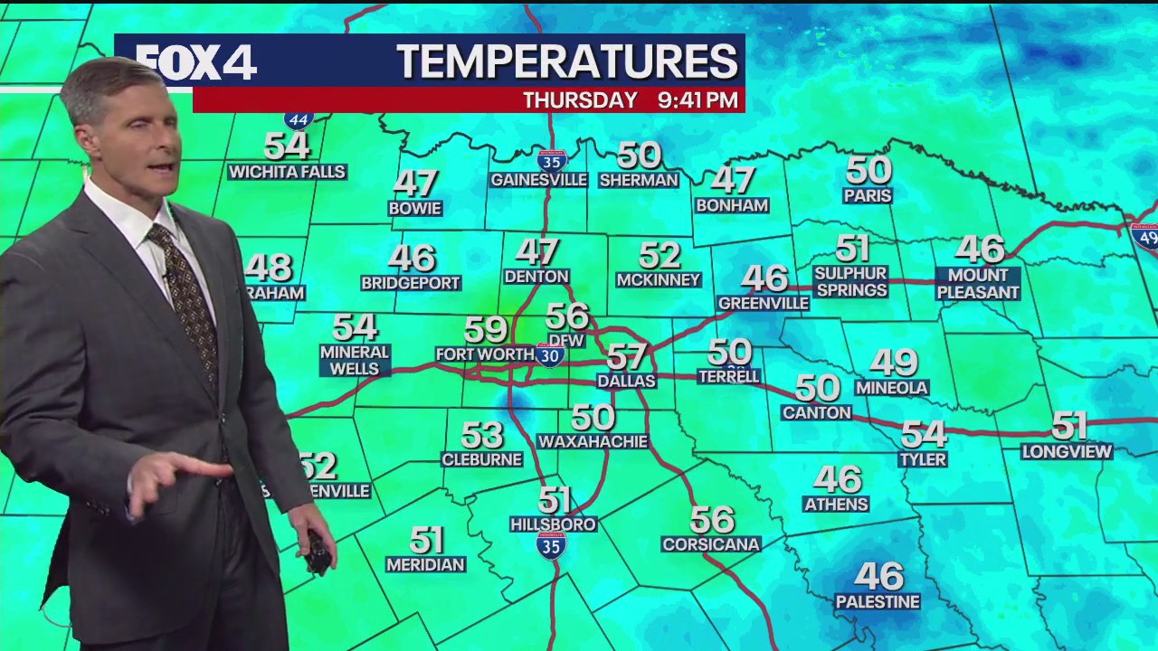 Dallas weather: Oct. 30 overnight forecast