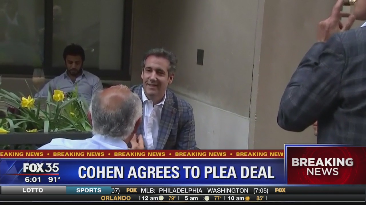 Cohen pleads guilty, implicates Trump