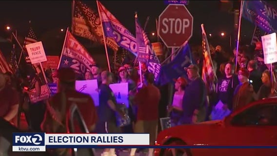 Protests erupt around the country as ballots continue to be counted