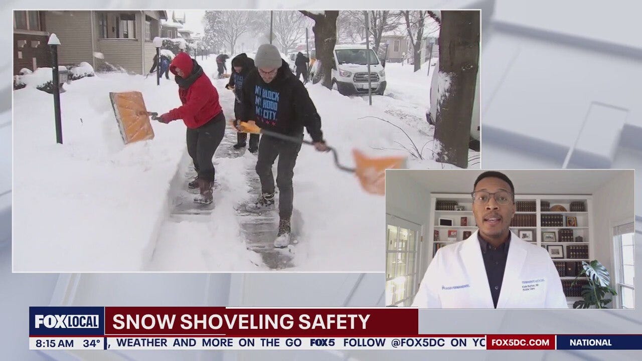 Snow shoveling safety tips