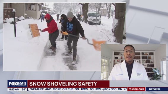 Snow shoveling safety tips