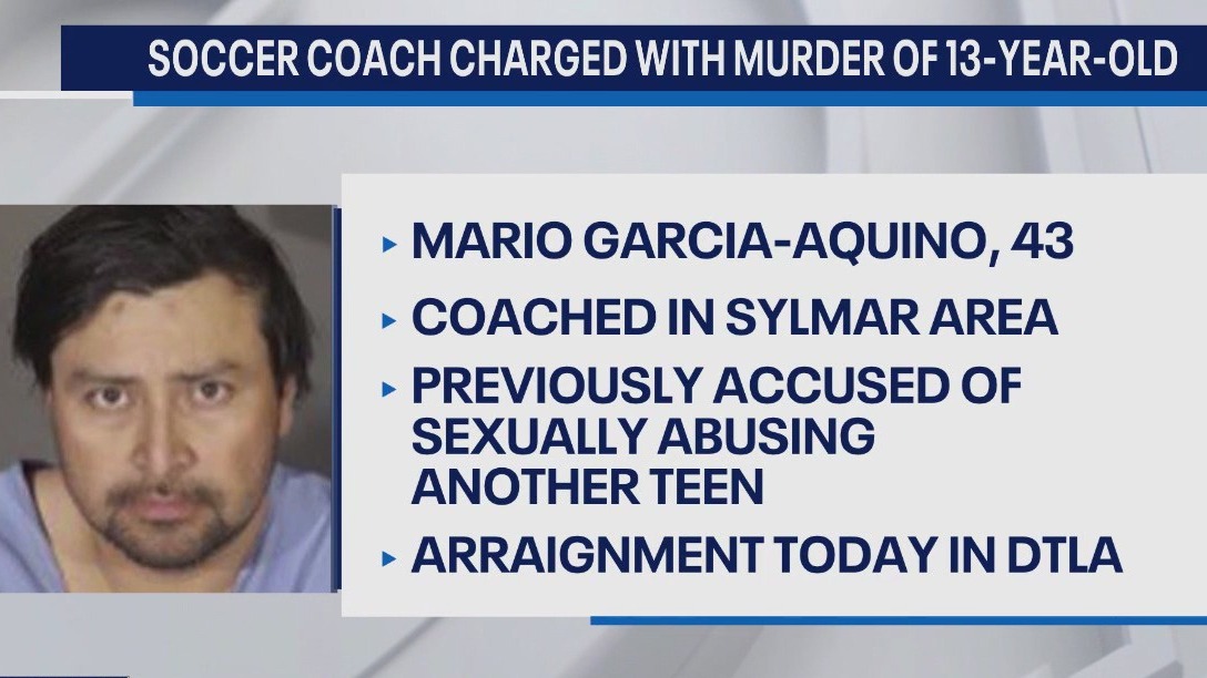 Soccer coach accused of killing teen due in court