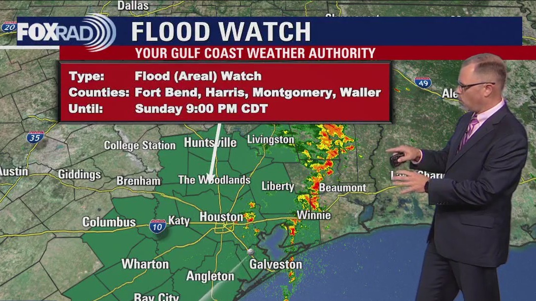Houston weather: Scattered storms, storms on Mother's Day; flood watch