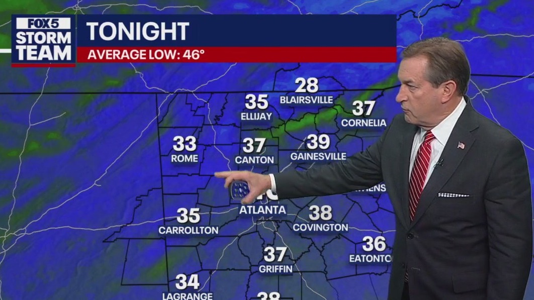 Monday evening forecast