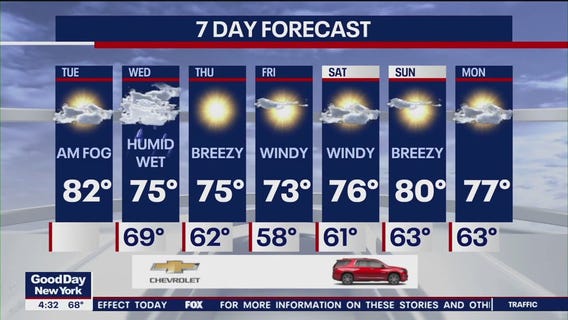 NYC weather forecast