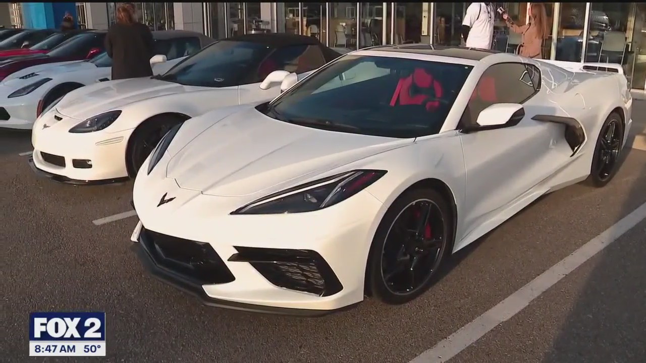 The Competition Corvette Club of Michigan hosts Coats for Kids giveaway