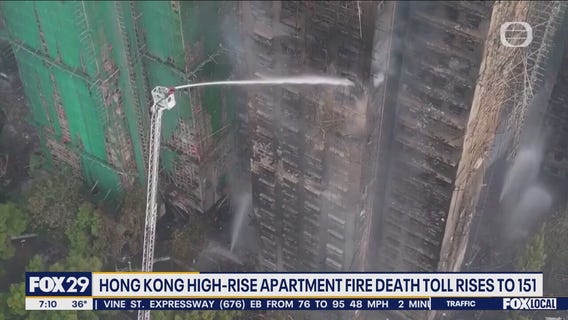 Death toll rises in Hong Kong apartment fire