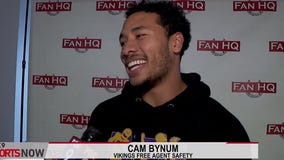 Cam Bynum says he wants to return to Vikings at meet-and-greet