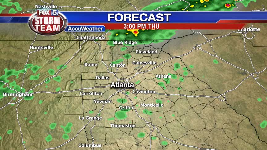 Thursday Afternoon Forecast | FOX 5 Atlanta