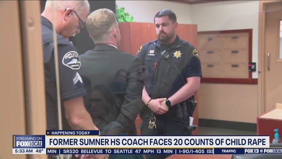 Former Sumner coach faces 20 counts of child rape