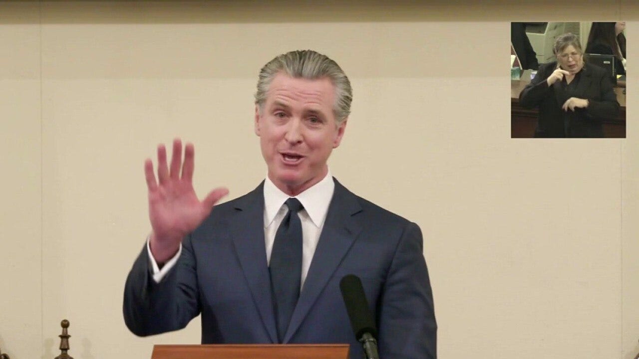 Newsom's final state-of-the-state address