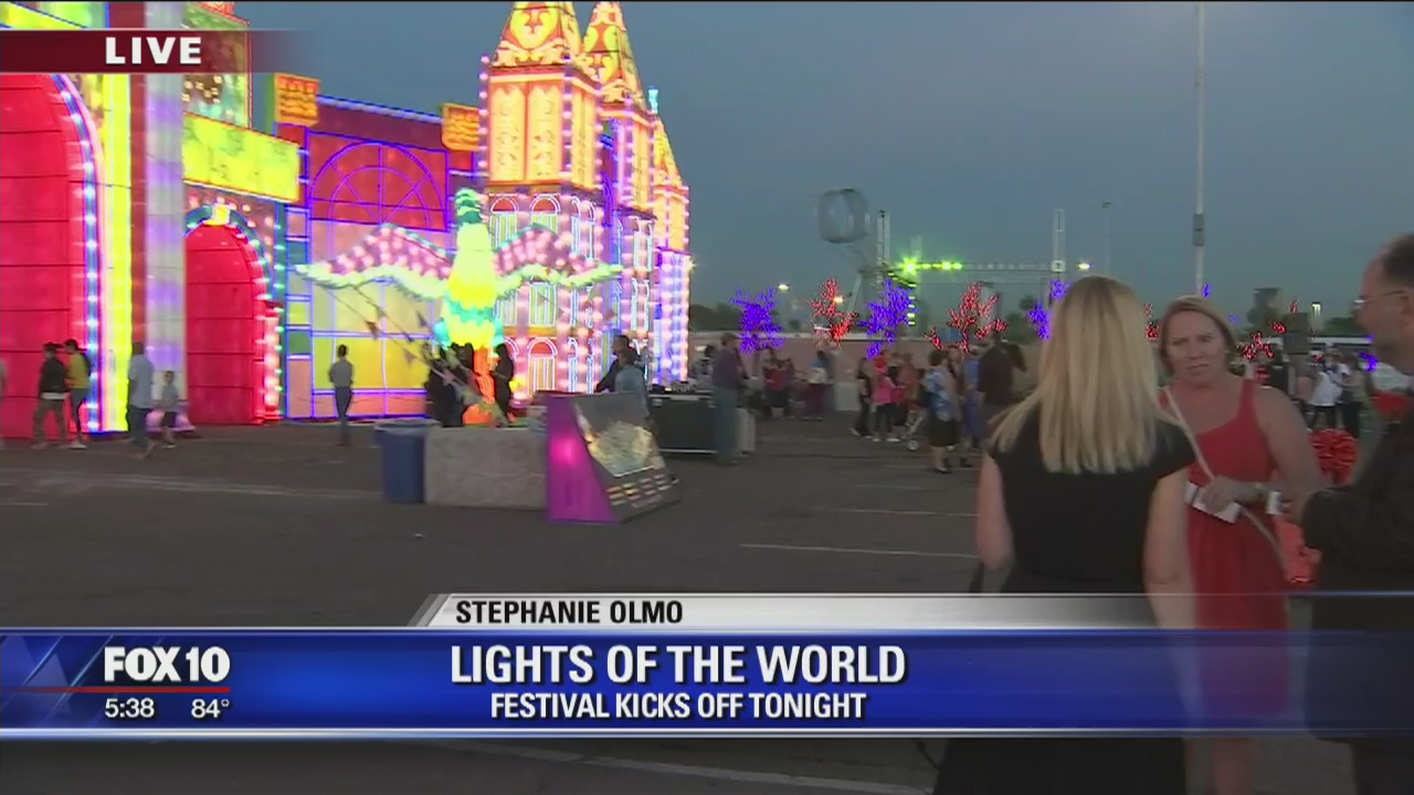 Lights of World Festival kicks off at Phoenix's Arizona State Fairgrounds