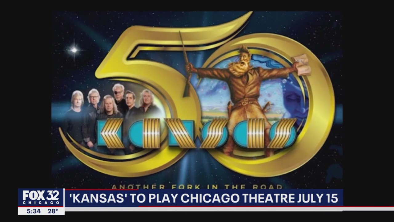 'Kansas' to play Chicago Theatre July 15