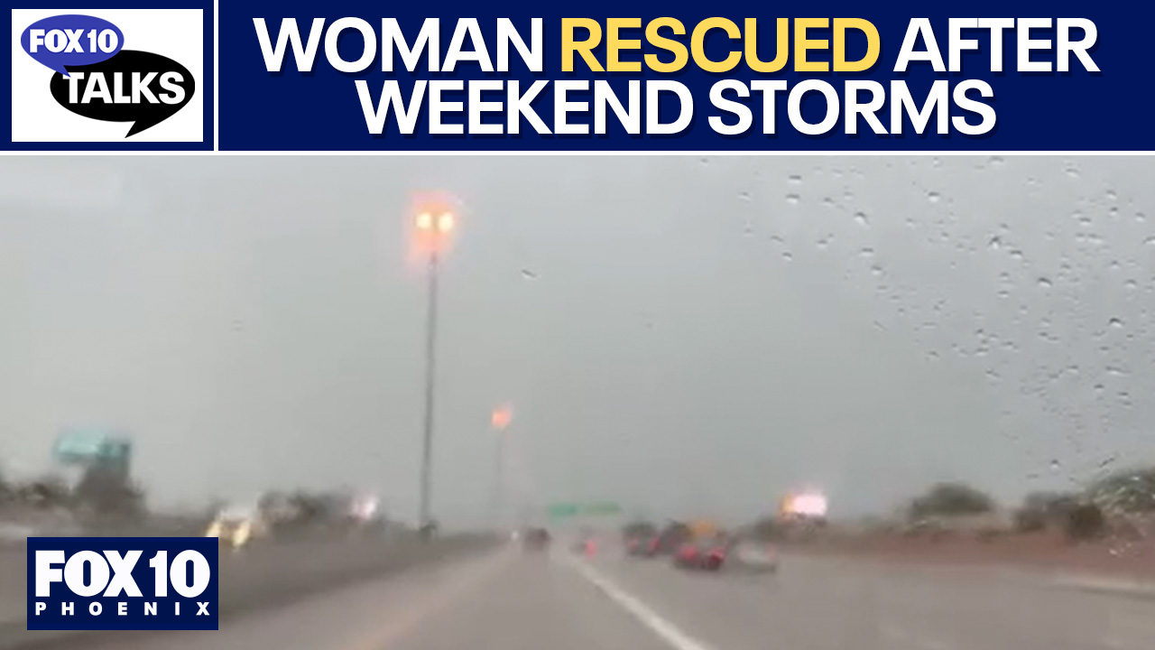 Woman rescued from swept away Jeep, man believed to be missing | FOX 10 Talks