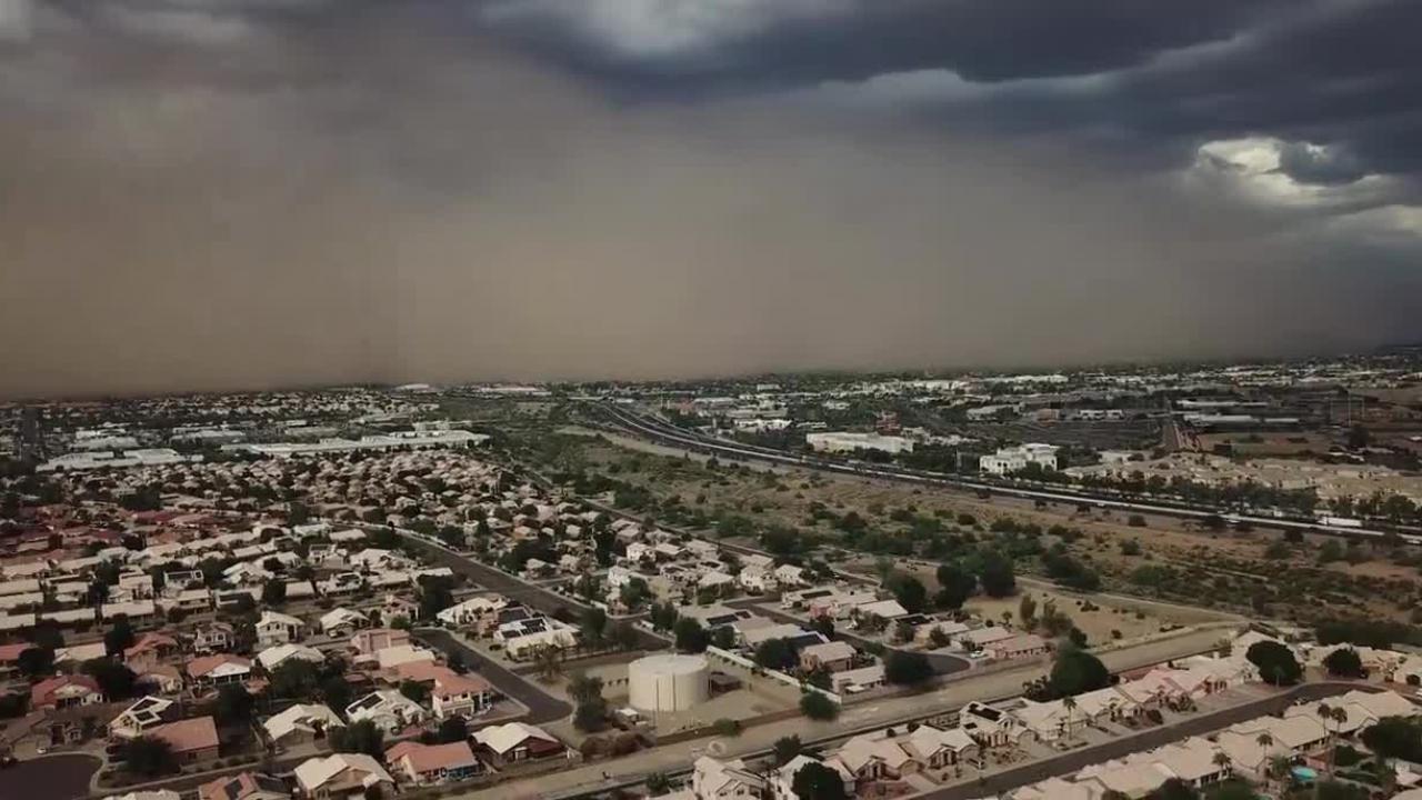 Massive Arizona dust storm captured by a drone