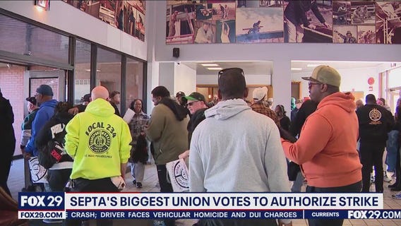 SEPTA union members vote to authorize strike