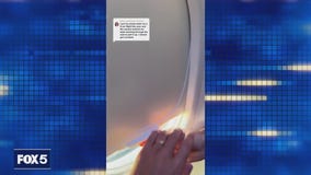 Opening someone else's window on a plane