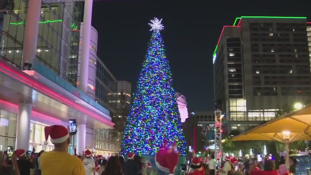 City Lights underway in Downtown Houston