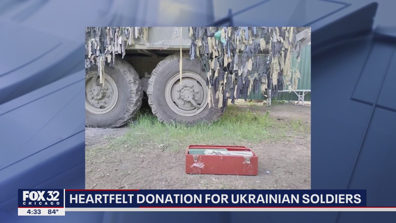 Donor gives dad's World War II toolbox to soldiers fighting in Ukraine