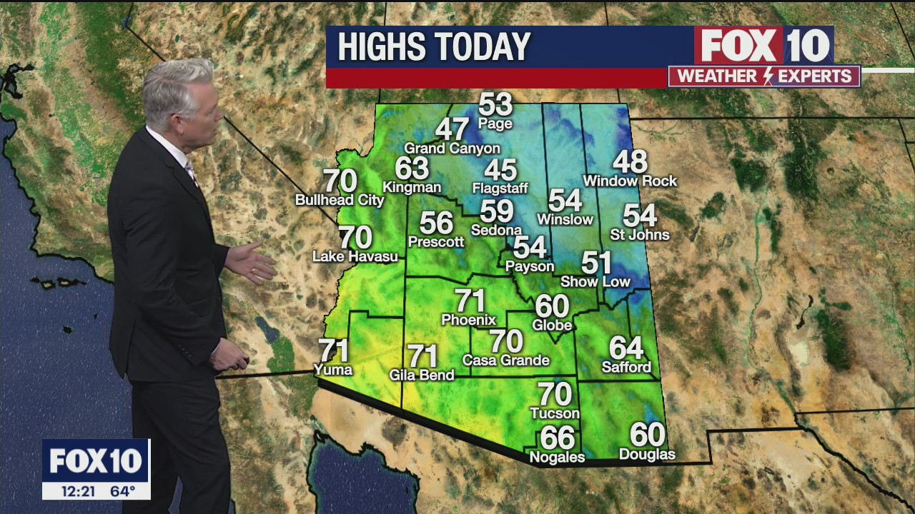 Noon Weather Forecast - 3/1/21