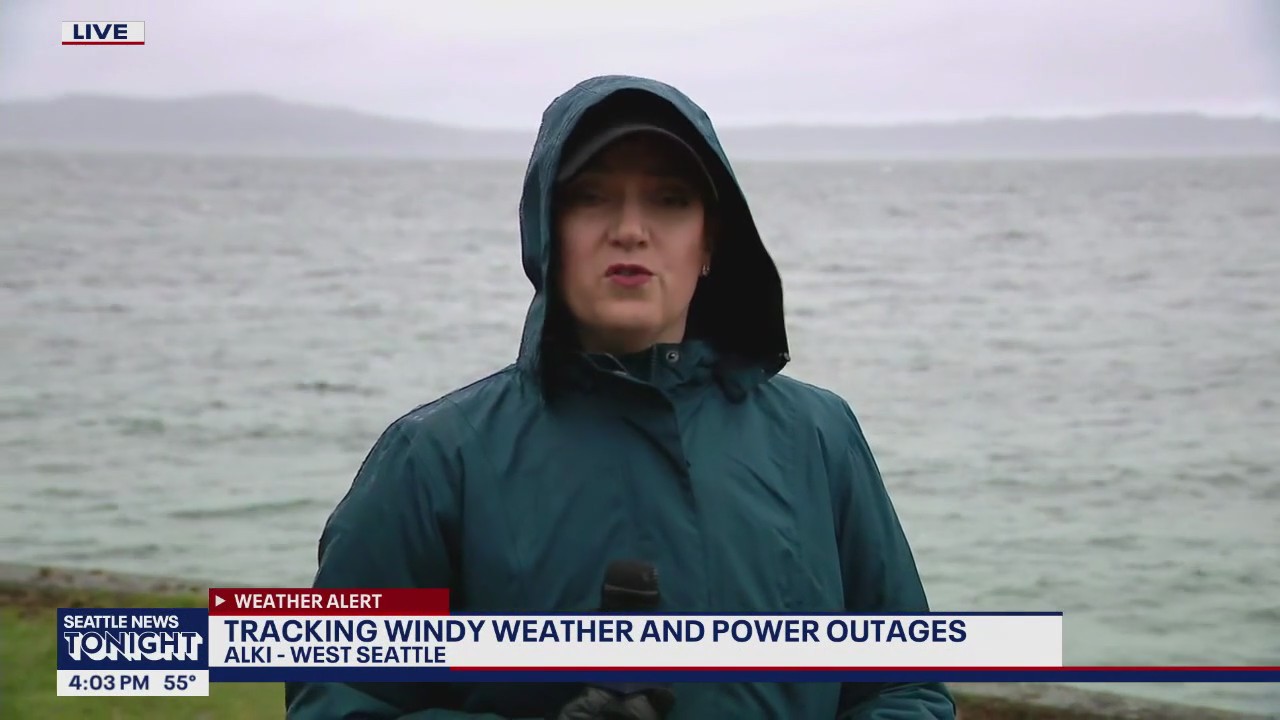 Heavy rain and high winds hit Western Washington