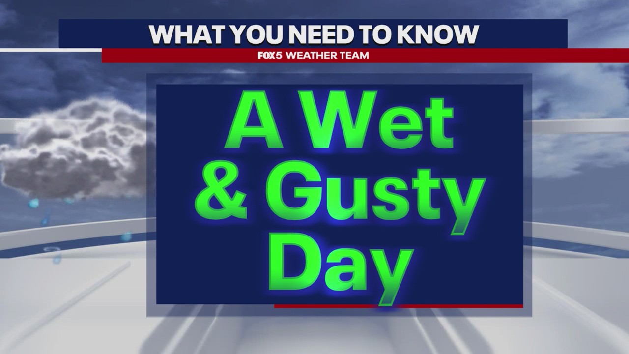 Nor’easter brings rain and wind gusts, coastal flood advisories | FOX 5 DC
