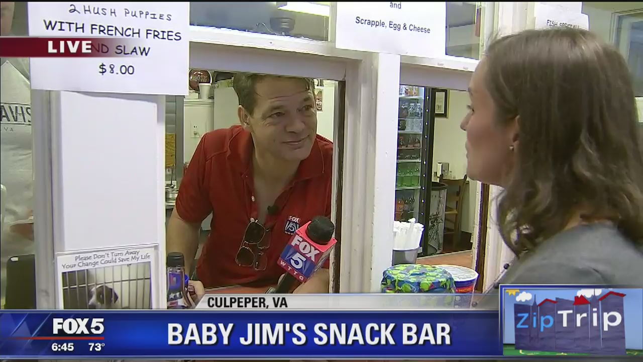 Culpeper | Zip Trip: Baby Jim?s Snack Bar